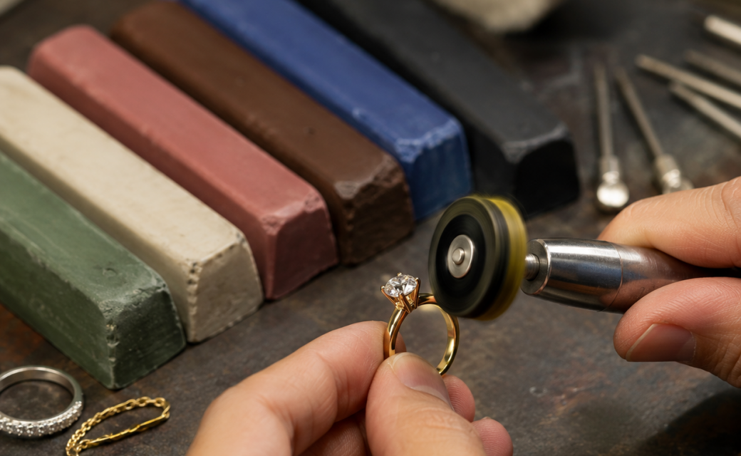 polishing compound for jewellery